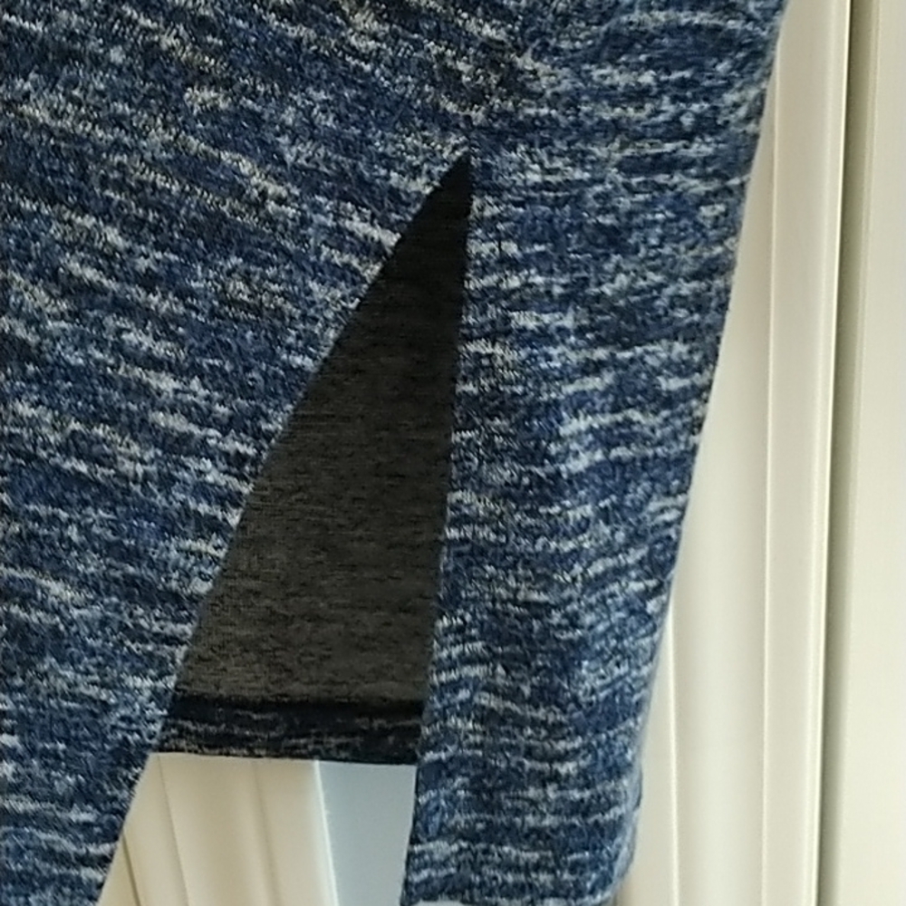 Zenergy by Chico's Asymmetrical Cowl Neck Off The Shoulder Tunic Top Small - Picture 7 of 11